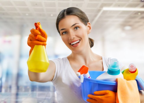 Professional carpet cleaning team working in an Aldwych interior
