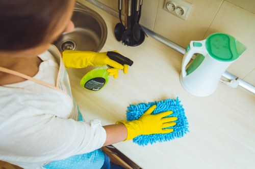 Low-carbon van used for sustainable carpet cleaning routes