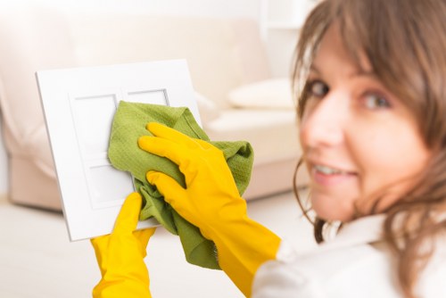 Hot water extraction upholstery cleaning in Aldwych on a sofa